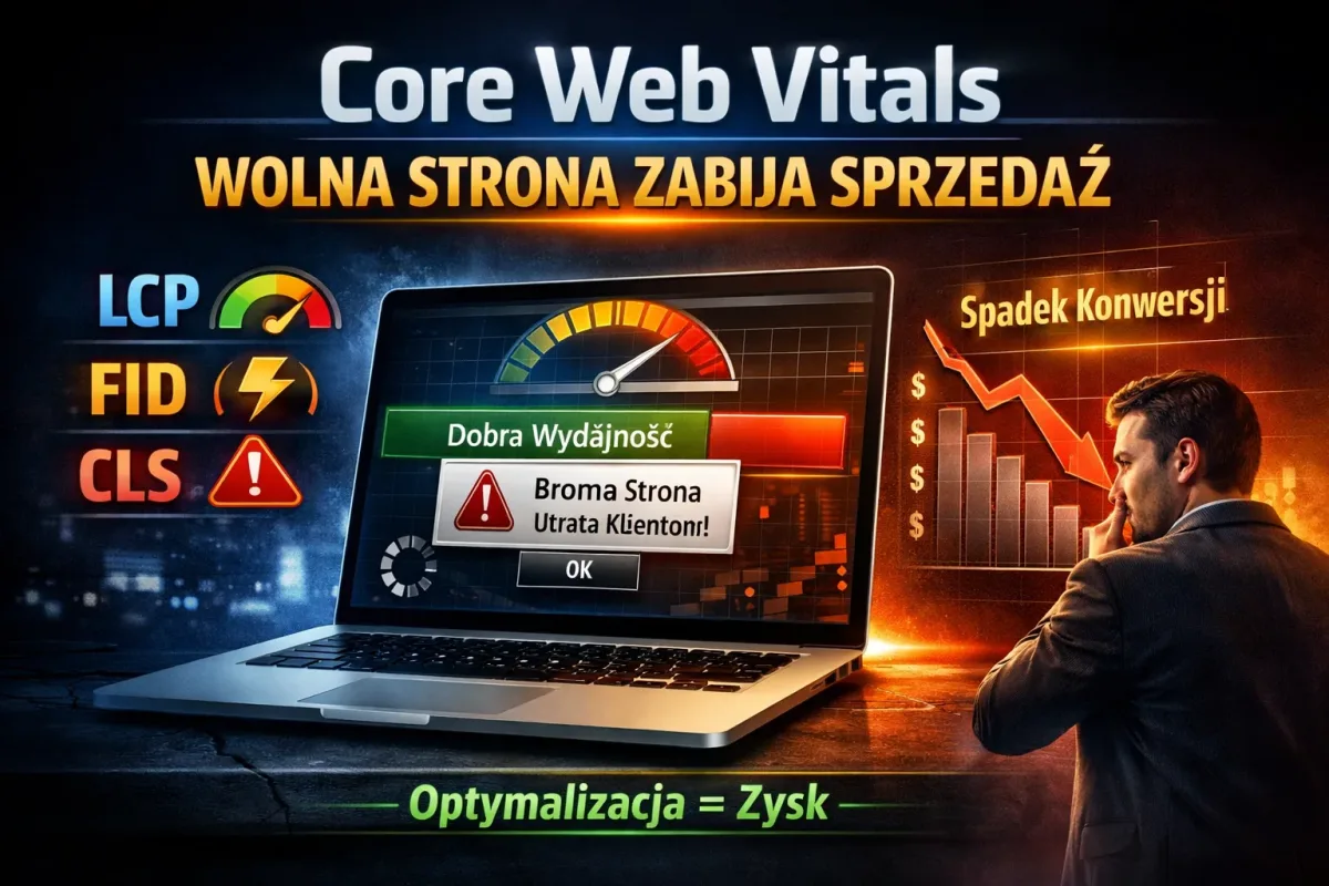 Core Web Vitals – co to jest i dlaczego wolna strona zabija Twoją sprzedaż
