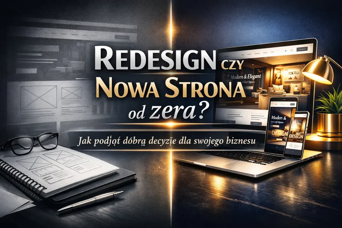 Redesign czy nowa strona od zera? Jak podjąć dobrą decyzję dla swojego biznesu