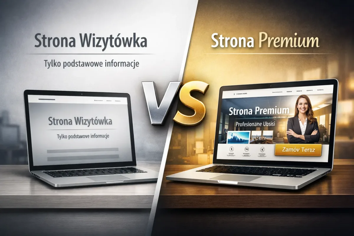 Strona wizytówka czy strona premium? Różnica, która kosztuje Cię klientów