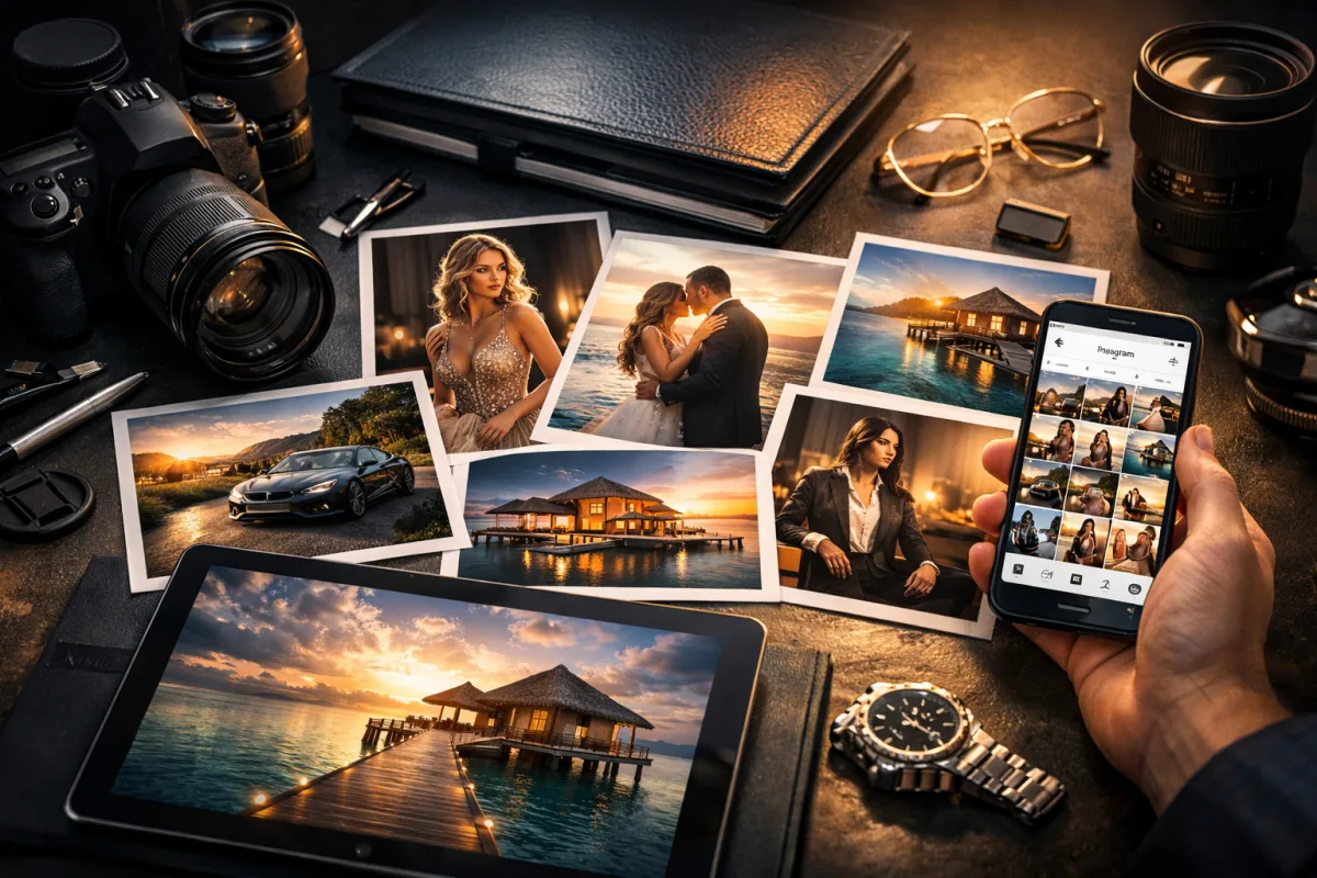 Portfolio fotografa, które sprzedaje – dlaczego Instagram to za mało, by zdobywać klientów premium
